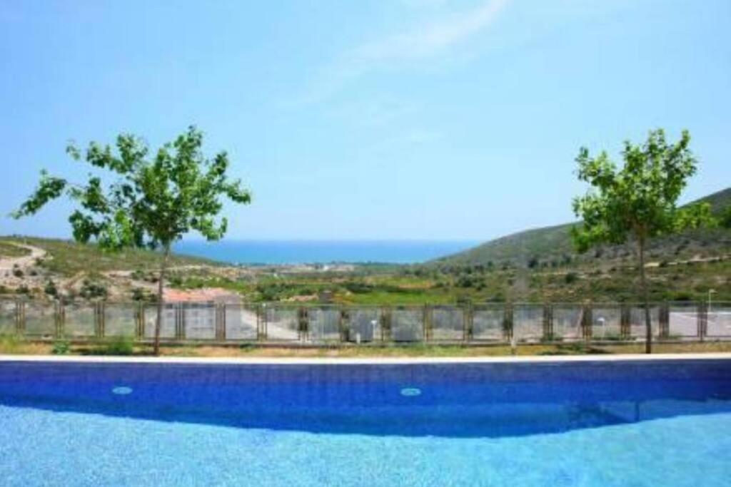 El Mirador: Gran Duplex, Mar, Montana, Piscina Infinita, Relax Villa Peñíscola Eksteriør billede